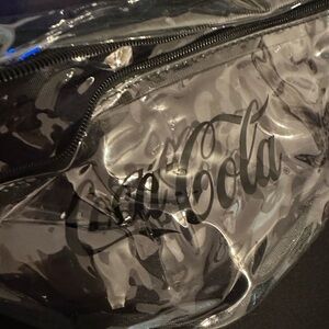 Coca-Cola Transparent Bag with Black Details